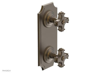Phylrich - Marvelle 1/2 Inch Mini Thermostatic Valve with Volume Control or Diverter - Cross Handle
