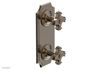 Phylrich - Marvelle 1/2 Inch Mini Thermostatic Valve with Volume Control or Diverter - Cross Handle