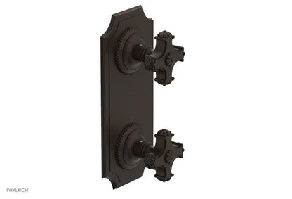 Phylrich - Marvelle 1/2 Inch Mini Thermostatic Valve with Volume Control or Diverter - Cross Handle