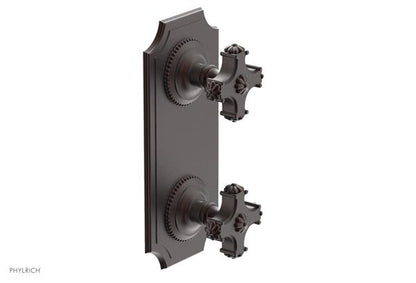 Phylrich - Marvelle 1/2 Inch Mini Thermostatic Valve with Volume Control or Diverter - Cross Handle