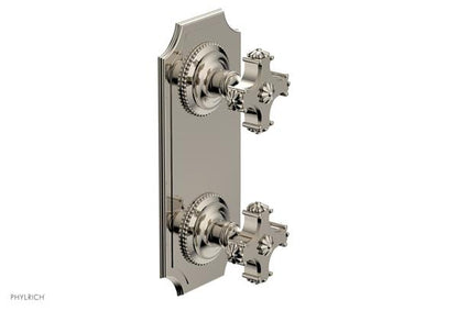 Phylrich - Marvelle 1/2 Inch Mini Thermostatic Valve with Volume Control or Diverter - Cross Handle