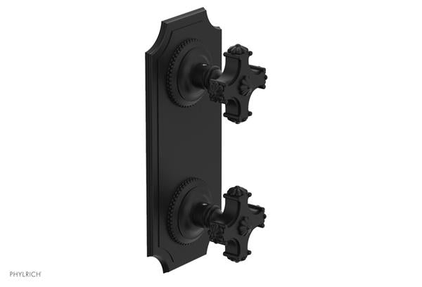 Phylrich - Marvelle 1/2 Inch Mini Thermostatic Valve with Volume Control or Diverter - Cross Handle