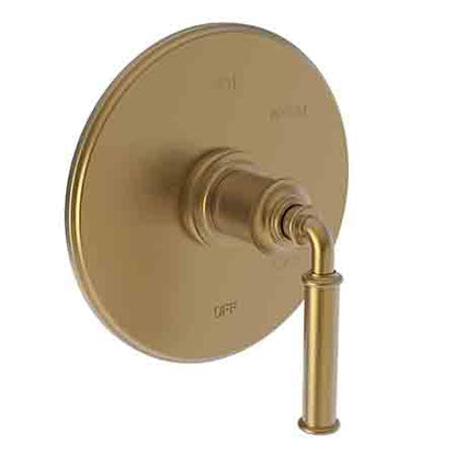 Newport Brass - Taft Kitchen Balanced Pressure Shower Trim Plate with Handle. Less showerhead, arm and flange.