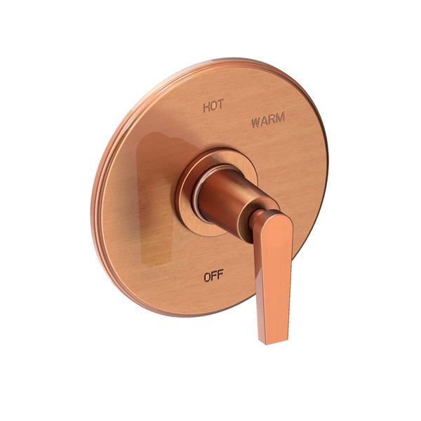Newport Brass - Dorrance Balanced Pressure Shower Trim Plate with Handle. Less showerhead, arm and flange.