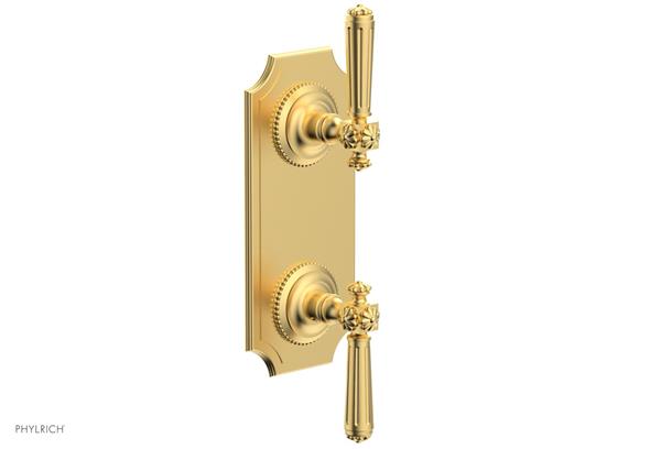 Phylrich - Marvelle 1/2 Inch Mini Thermostatic Valve with Volume Control or Diverter - Lever Handle