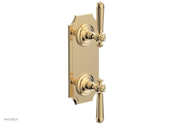 Phylrich - Marvelle 1/2 Inch Mini Thermostatic Valve with Volume Control or Diverter - Lever Handle