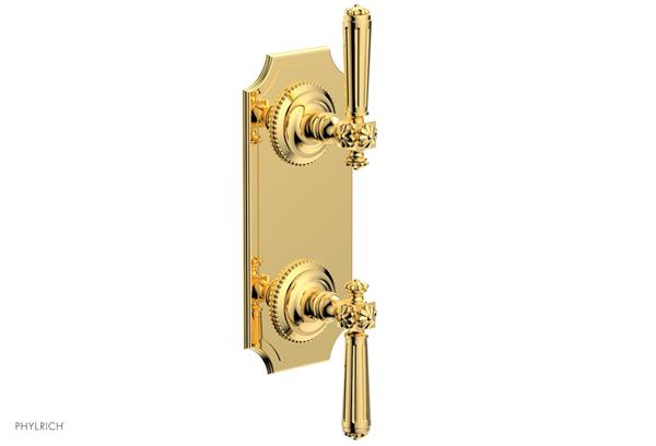 Phylrich - Marvelle 1/2 Inch Mini Thermostatic Valve with Volume Control or Diverter - Lever Handle