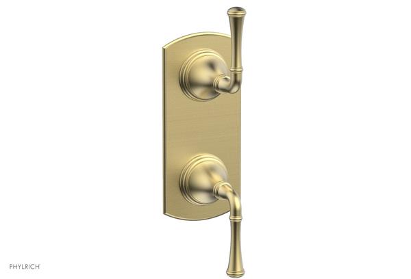 Phylrich - 3Ring 1/2 Inch Mini Thermostatic Valve with Volume Control Diverter Trim