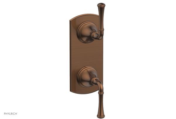 Phylrich - 3Ring 1/2 Inch Mini Thermostatic Valve with Volume Control Diverter Trim