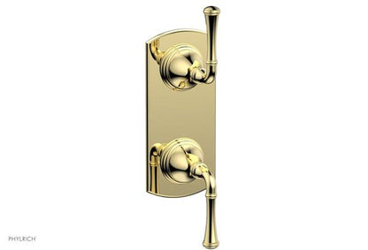 Phylrich - 3Ring 1/2 Inch Mini Thermostatic Valve with Volume Control Diverter Trim