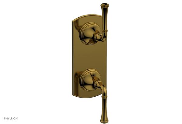 Phylrich - 3Ring 1/2 Inch Mini Thermostatic Valve with Volume Control Diverter Trim