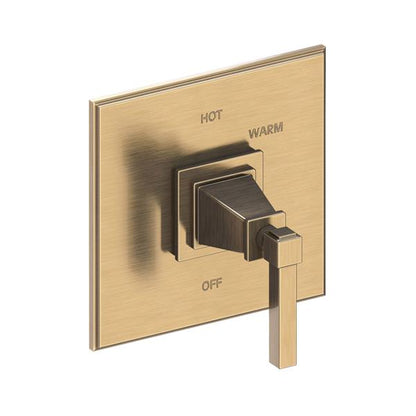 Newport Brass - Malvina Balanced Pressure Shower Trim Plate with Handle. Less showerhead, arm and flange.
