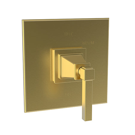 Newport Brass - Malvina Balanced Pressure Shower Trim Plate with Handle. Less showerhead, arm and flange.