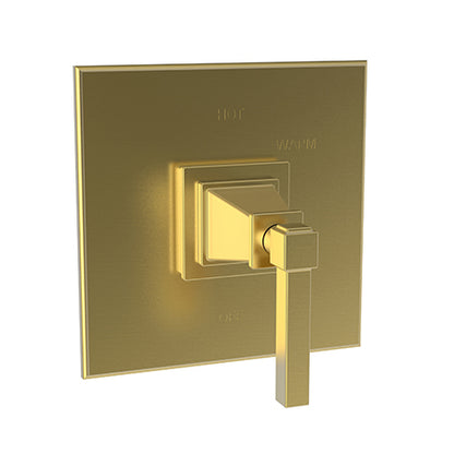 Newport Brass - Malvina Balanced Pressure Shower Trim Plate with Handle. Less showerhead, arm and flange.