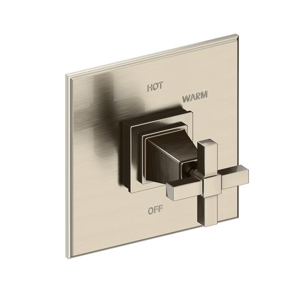 Newport Brass - Malvina Balanced Pressure Shower Trim Plate with Handle. Less showerhead, arm and flange.