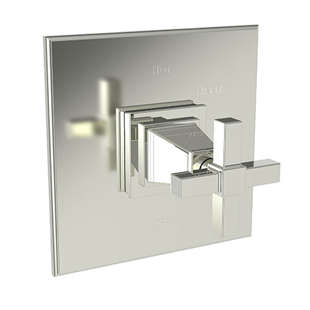 Newport Brass - Malvina Balanced Pressure Shower Trim Plate with Handle. Less showerhead, arm and flange.
