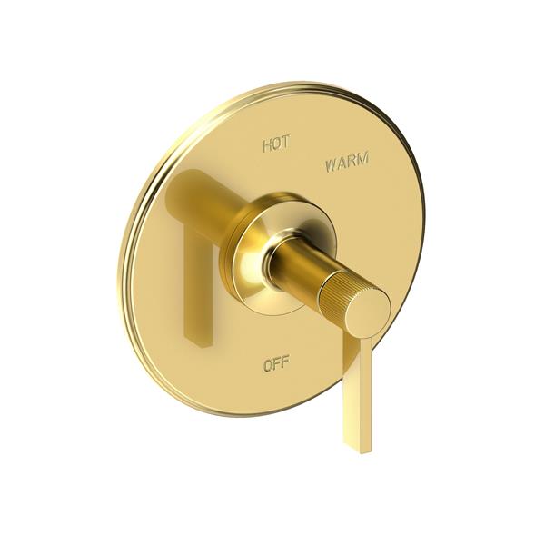 Newport Brass - Pardees Balanced Pressure Shower Trim Plate with Handle. Less showerhead, arm and flange.