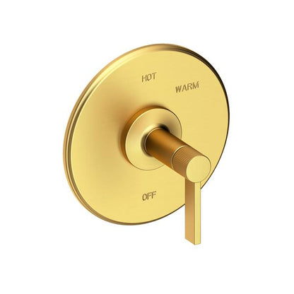 Newport Brass - Pardees Balanced Pressure Shower Trim Plate with Handle. Less showerhead, arm and flange.