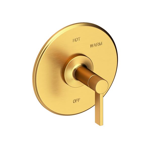 Newport Brass - Pardees Balanced Pressure Shower Trim Plate with Handle. Less showerhead, arm and flange.