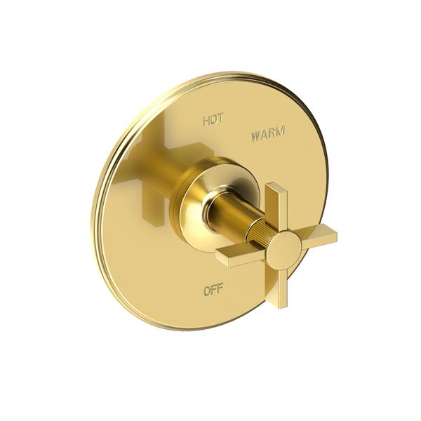 Newport Brass - Pardees Balanced Pressure Shower Trim Plate with Handle. Less showerhead, arm and flange.