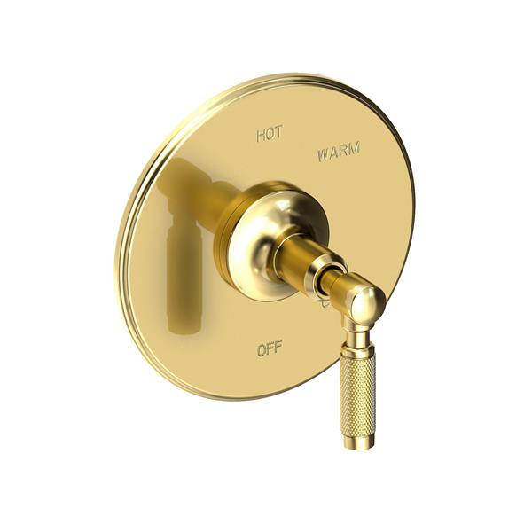 Newport Brass - Clemens Balanced Pressure Shower Trim Plate with Handle. Less showerhead, arm and flange.
