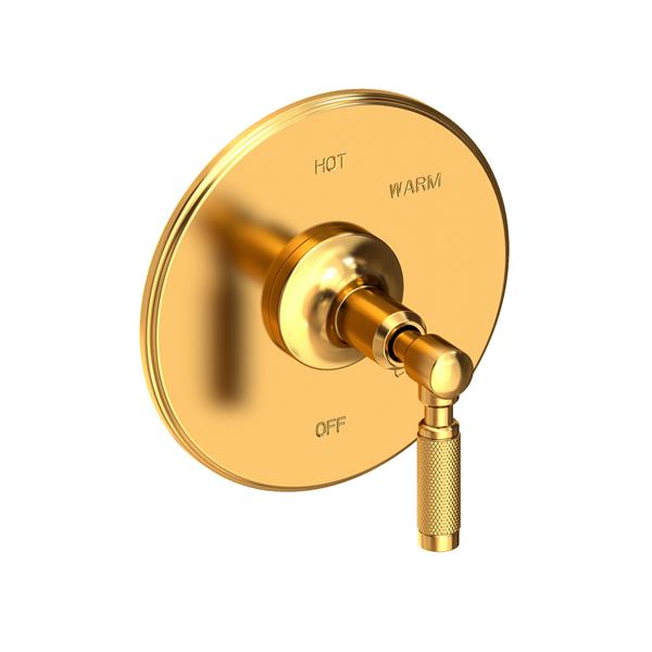 Newport Brass - Clemens Balanced Pressure Shower Trim Plate with Handle. Less showerhead, arm and flange.