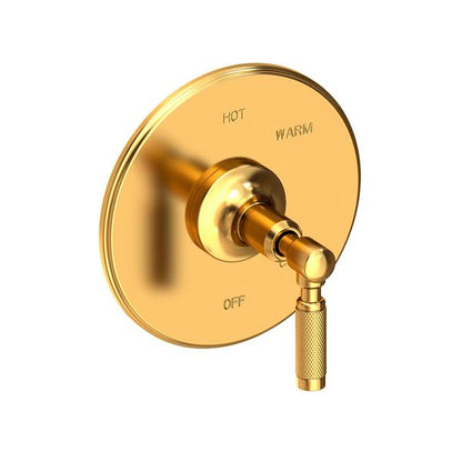 Newport Brass - Clemens Balanced Pressure Shower Trim Plate with Handle. Less showerhead, arm and flange.