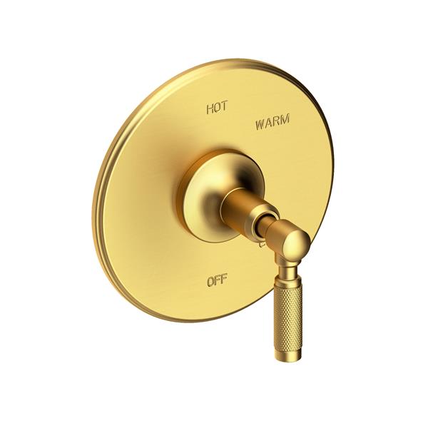 Newport Brass - Clemens Balanced Pressure Shower Trim Plate with Handle. Less showerhead, arm and flange.