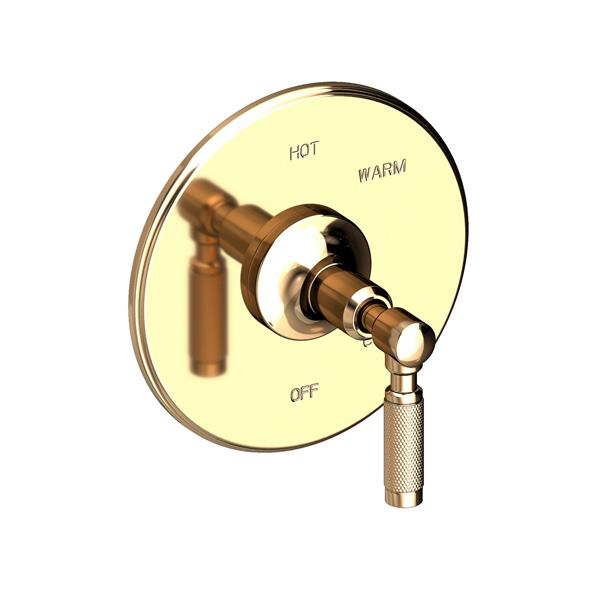 Newport Brass - Clemens Balanced Pressure Shower Trim Plate with Handle. Less showerhead, arm and flange.