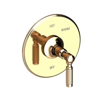 Newport Brass - Clemens Balanced Pressure Shower Trim Plate with Handle. Less showerhead, arm and flange.