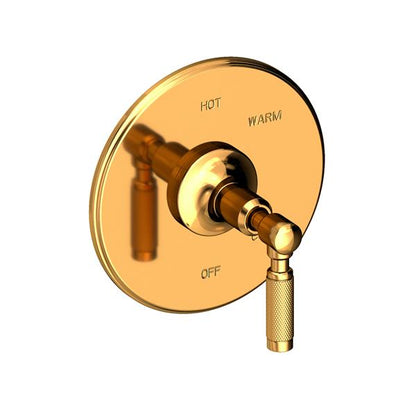 Newport Brass - Clemens Balanced Pressure Shower Trim Plate with Handle. Less showerhead, arm and flange.