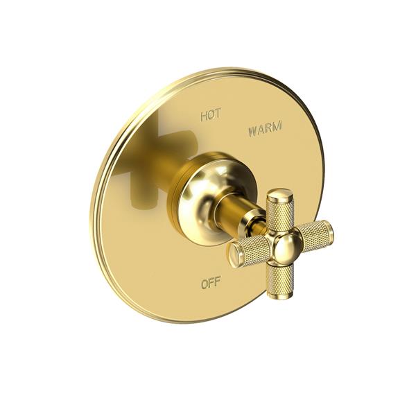 Newport Brass - Clemens Balanced Pressure Shower Trim Plate with Handle. Less showerhead, arm and flange.