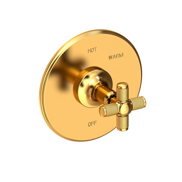Newport Brass - Clemens Balanced Pressure Shower Trim Plate with Handle. Less showerhead, arm and flange.