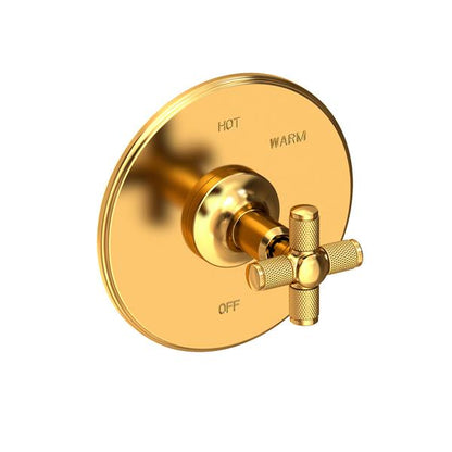 Newport Brass - Clemens Balanced Pressure Shower Trim Plate with Handle. Less showerhead, arm and flange.