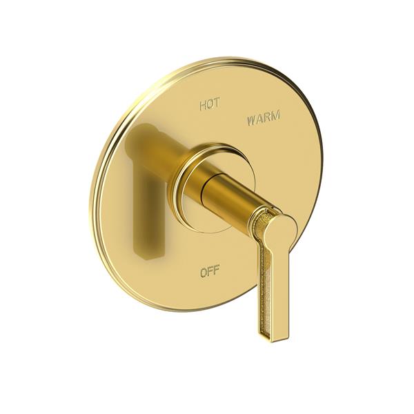 Newport Brass - Griffey Balanced Pressure Shower Trim Plate with Handle. Less showerhead, arm and flange.
