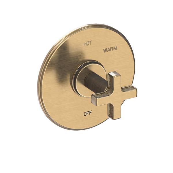 Newport Brass - Griffey Balanced Pressure Shower Trim Plate with Handle. Less showerhead, arm and flange.