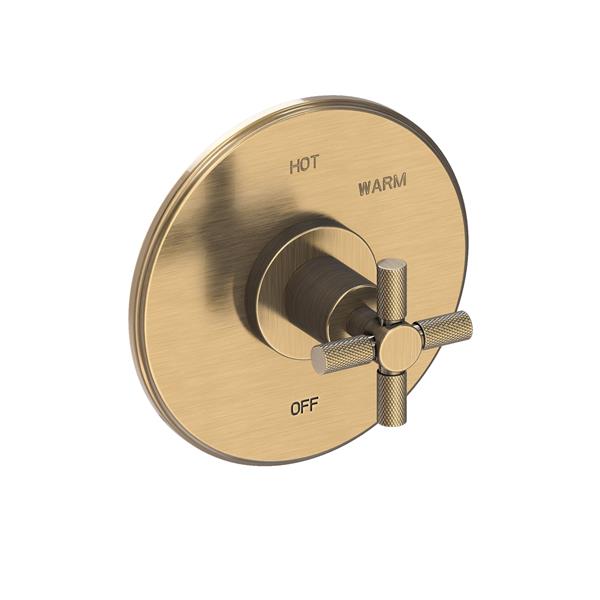 Newport Brass - Muncy Balanced Pressure Shower Trim Plate with Handle. Less showerhead, arm and flange.