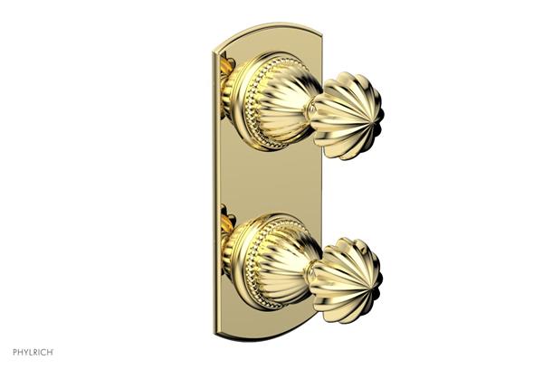Phylrich - Georgian & Barcelona Volume Control/Diverter Trim - Round Handle
