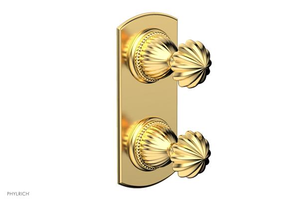 Phylrich - Georgian & Barcelona Volume Control/Diverter Trim - Round Handle