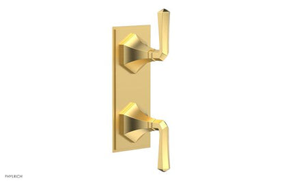 Phylrich - Le Verre & La Crosse Thermostatic Valve with Volume Control or Diverter - Lever Handles