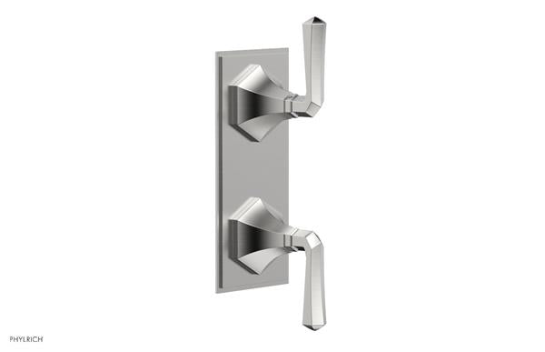 Phylrich - Le Verre & La Crosse Thermostatic Valve with Volume Control or Diverter - Lever Handles