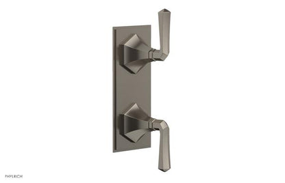 Phylrich - Le Verre & La Crosse Thermostatic Valve with Volume Control or Diverter - Lever Handles