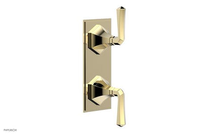 Phylrich - Le Verre & La Crosse Thermostatic Valve with Volume Control or Diverter - Lever Handles
