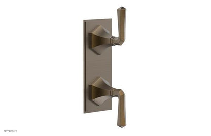 Phylrich - Le Verre & La Crosse Thermostatic Valve with Volume Control or Diverter - Lever Handles