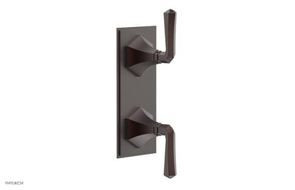 Phylrich - Le Verre & La Crosse Thermostatic Valve with Volume Control or Diverter - Lever Handles