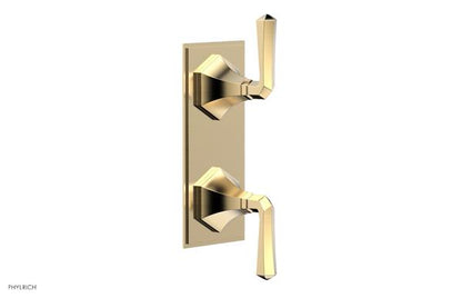Phylrich - Le Verre & La Crosse Thermostatic Valve with Volume Control or Diverter - Lever Handles
