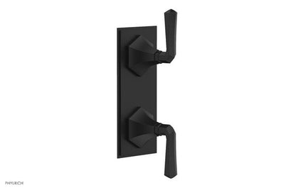 Phylrich - Le Verre & La Crosse Thermostatic Valve with Volume Control or Diverter - Lever Handles