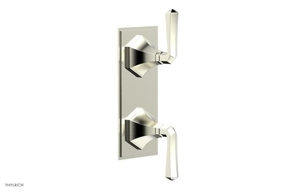 Phylrich - Le Verre & La Crosse Thermostatic Valve with Volume Control or Diverter - Lever Handles