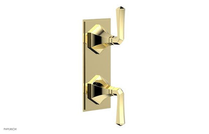 Phylrich - Le Verre & La Crosse Thermostatic Valve with Volume Control or Diverter - Lever Handles