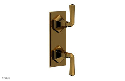 Phylrich - Le Verre & La Crosse Thermostatic Valve with Volume Control or Diverter - Lever Handles